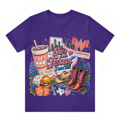"She's From Texas I Can Tell" Texas T-shirt