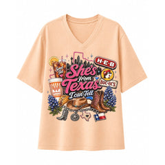 She's From Texas I Can Tell Tee Southern State Pride Gift