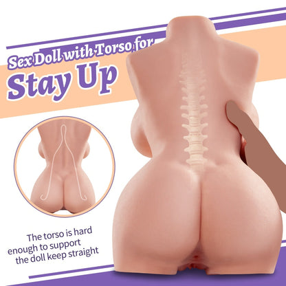 Indie Lifelike Butt 10.7 LBS Torso Sex Doll Male Masturbator