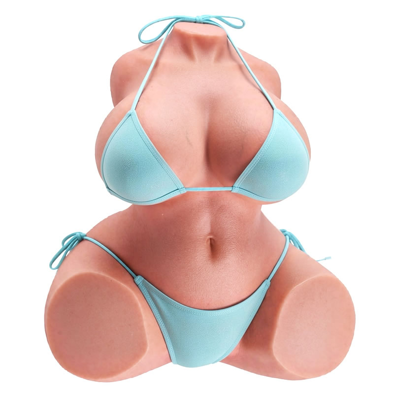 Elira - Ultra-Light 2.75kg Waterproof Silicone S-Curve Torso Masturbator with Dual Channels Stable Rear-Entry Support