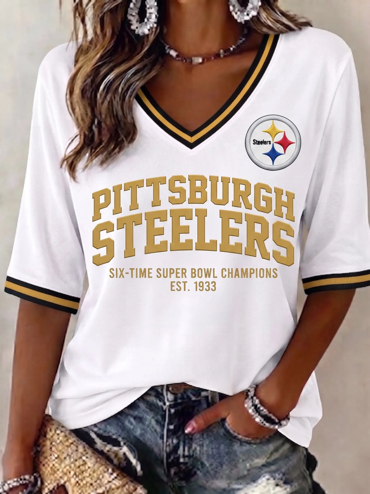 Women's Pittsburgh Steelers Football Jersey