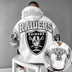 Rugby-print Hoodie