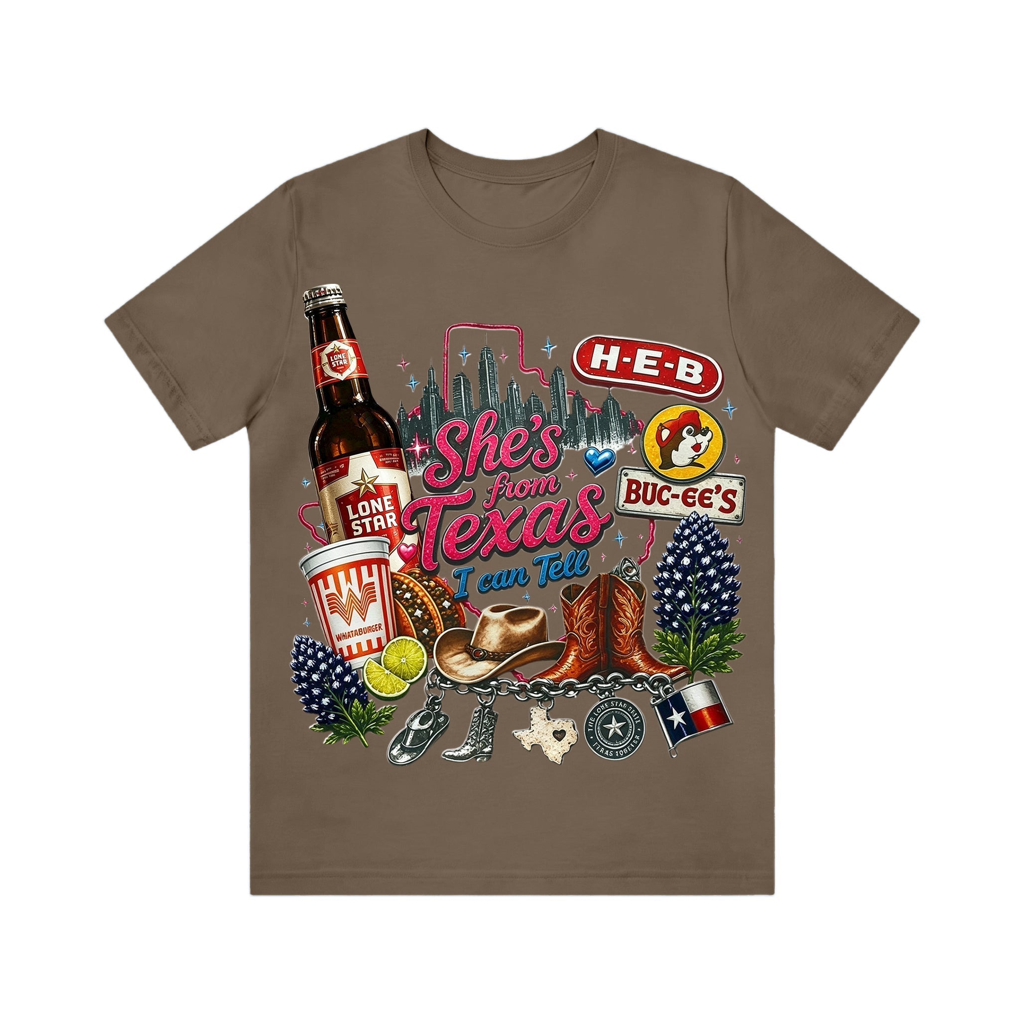 "She's From Texas I Can Tell" Unisex T-shirt