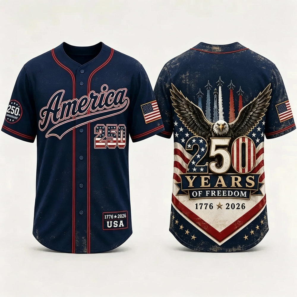 USA 250th Anniversary Baseball Jersey
