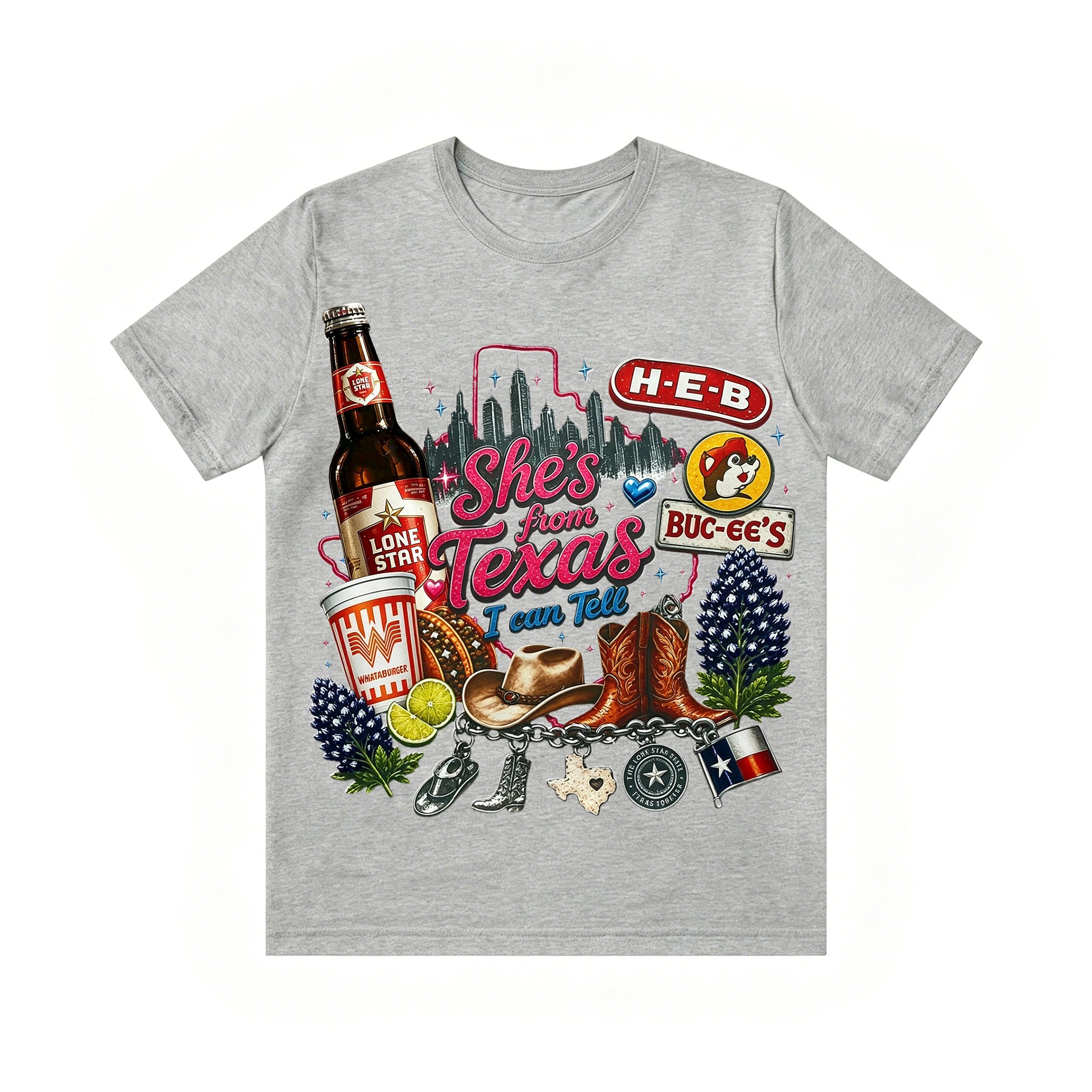 "She's From Texas I Can Tell" Unisex T-shirt