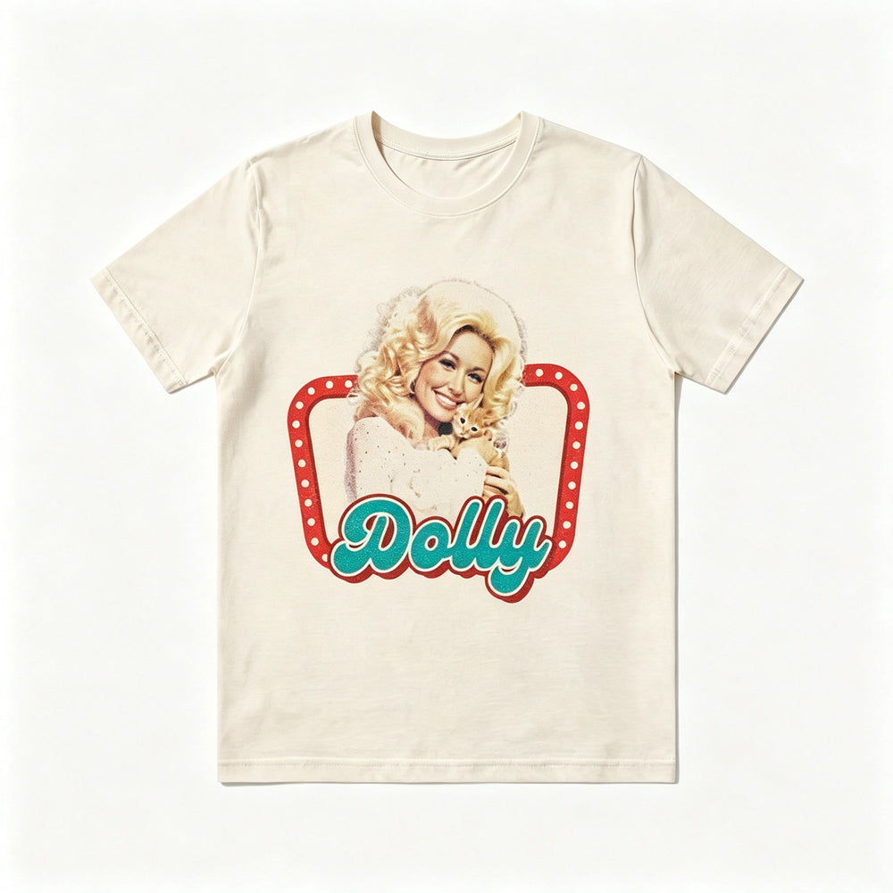 Vintage 70s Country Singer Portrait T‑Shirt