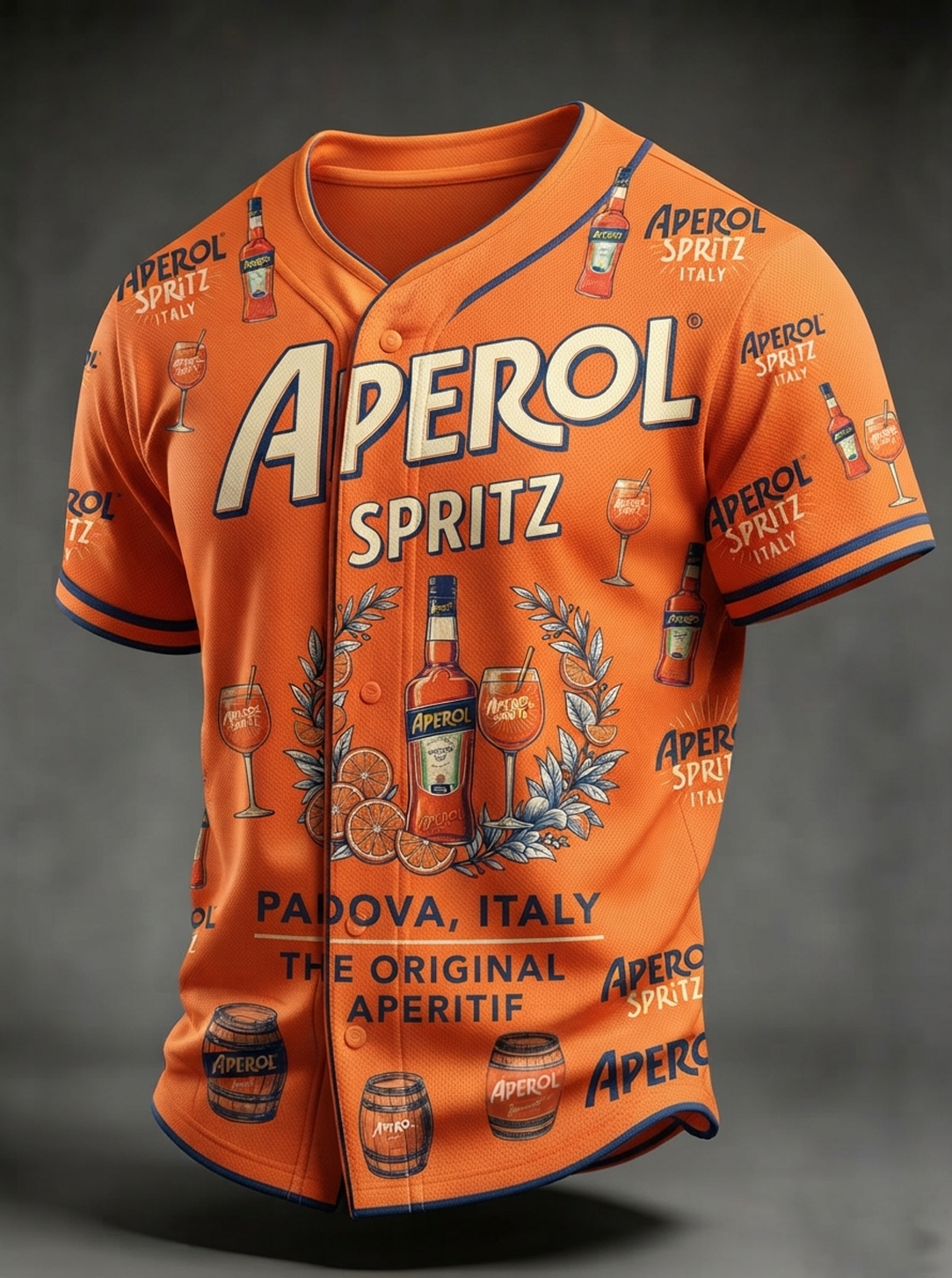 Men's Beer Print Short-Sleeve Shirt