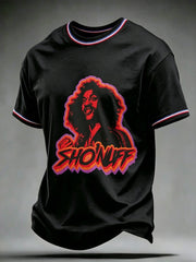 Sho'Nuff Retro Ringer Graphic Men T‑Shirt