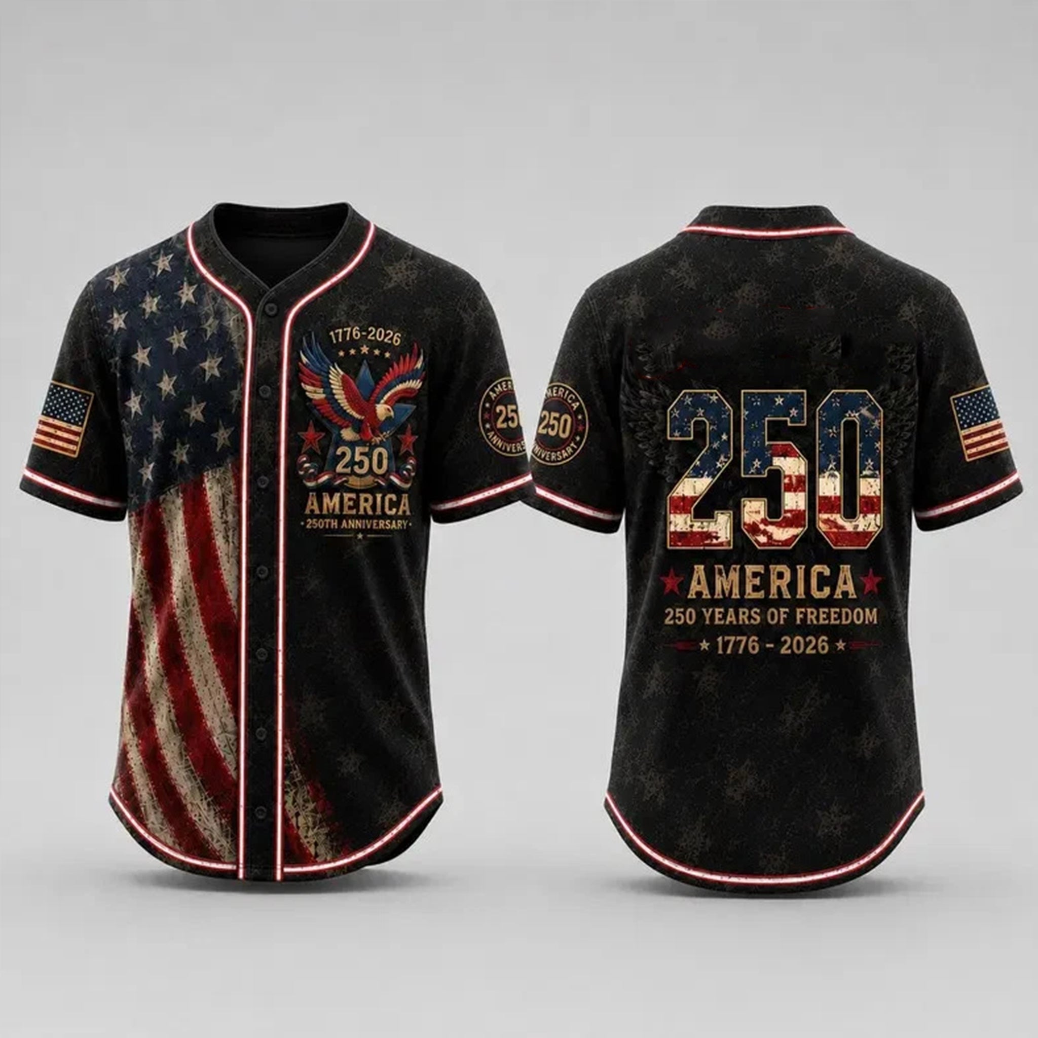USA 250th Anniversary Baseball Jersey
