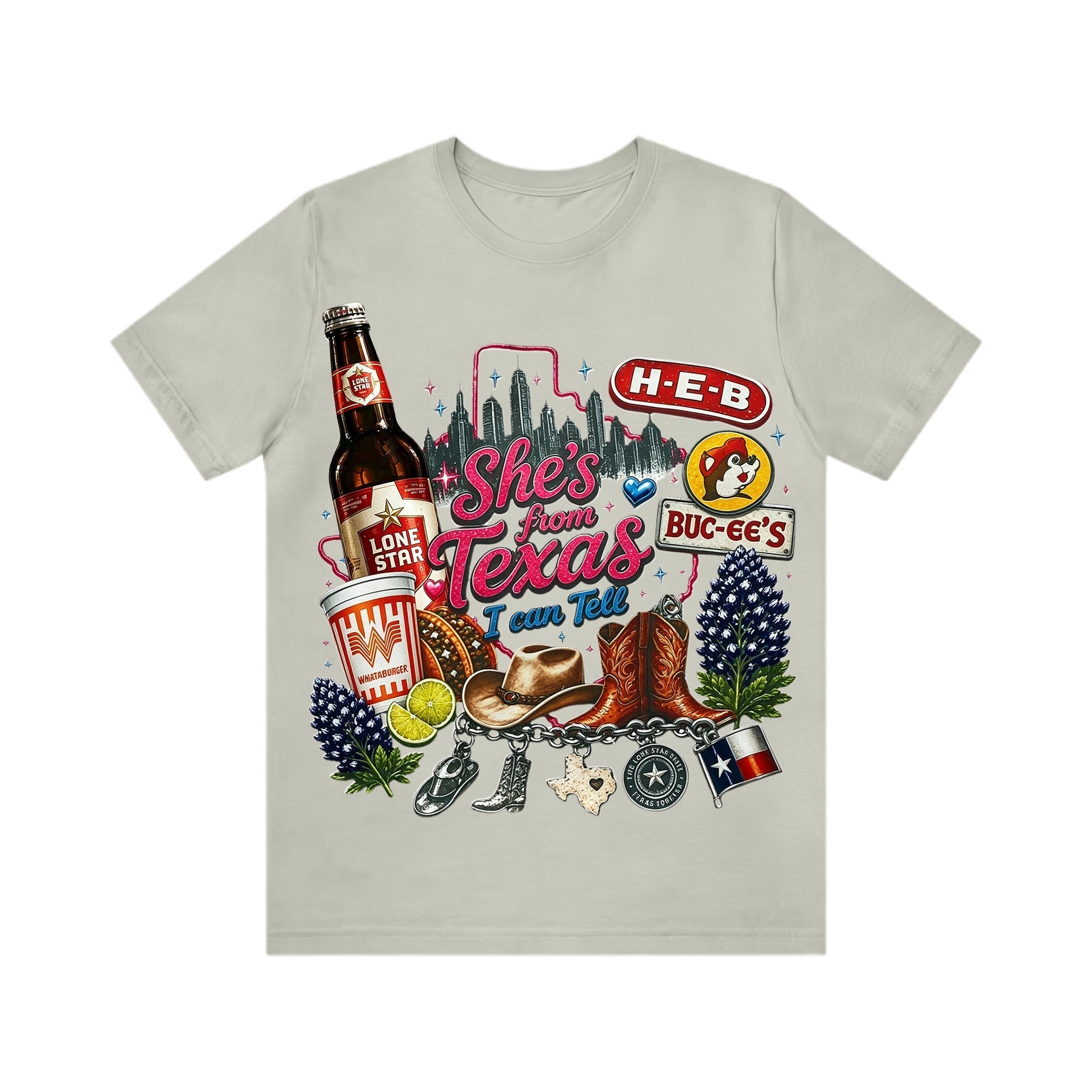 "She's From Texas I Can Tell" Unisex T-shirt