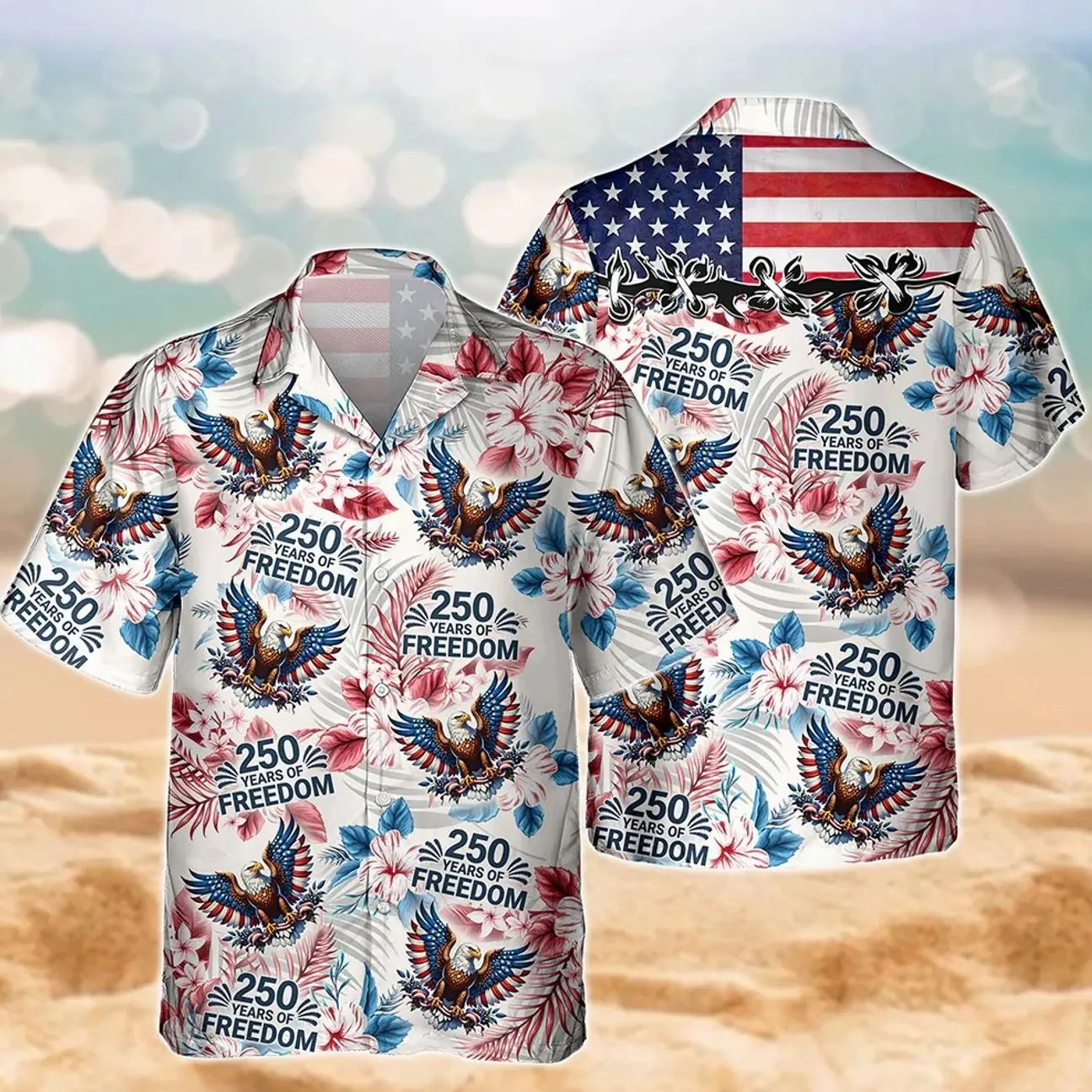 USA 250th Anniversary Hawaiian Shirt