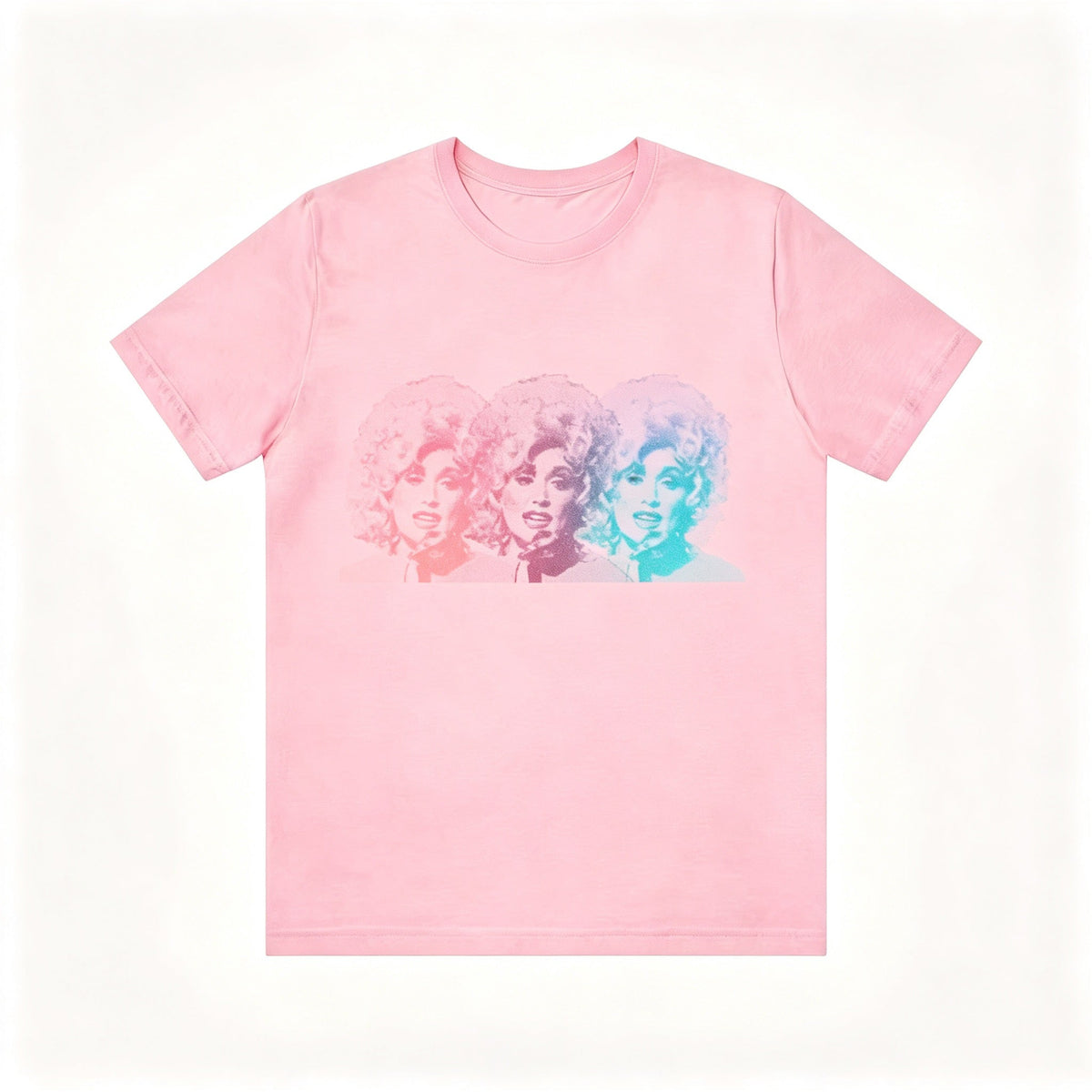 Retro Watercolor Triple‑Image Country Star T‑Shirt