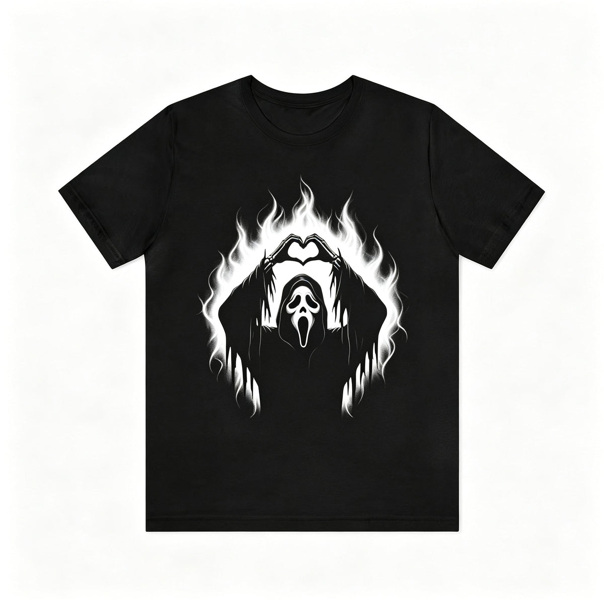 Funny Ghostface Scream Movie Casual Tee