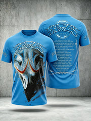 Men's Music Print T‐Shirt