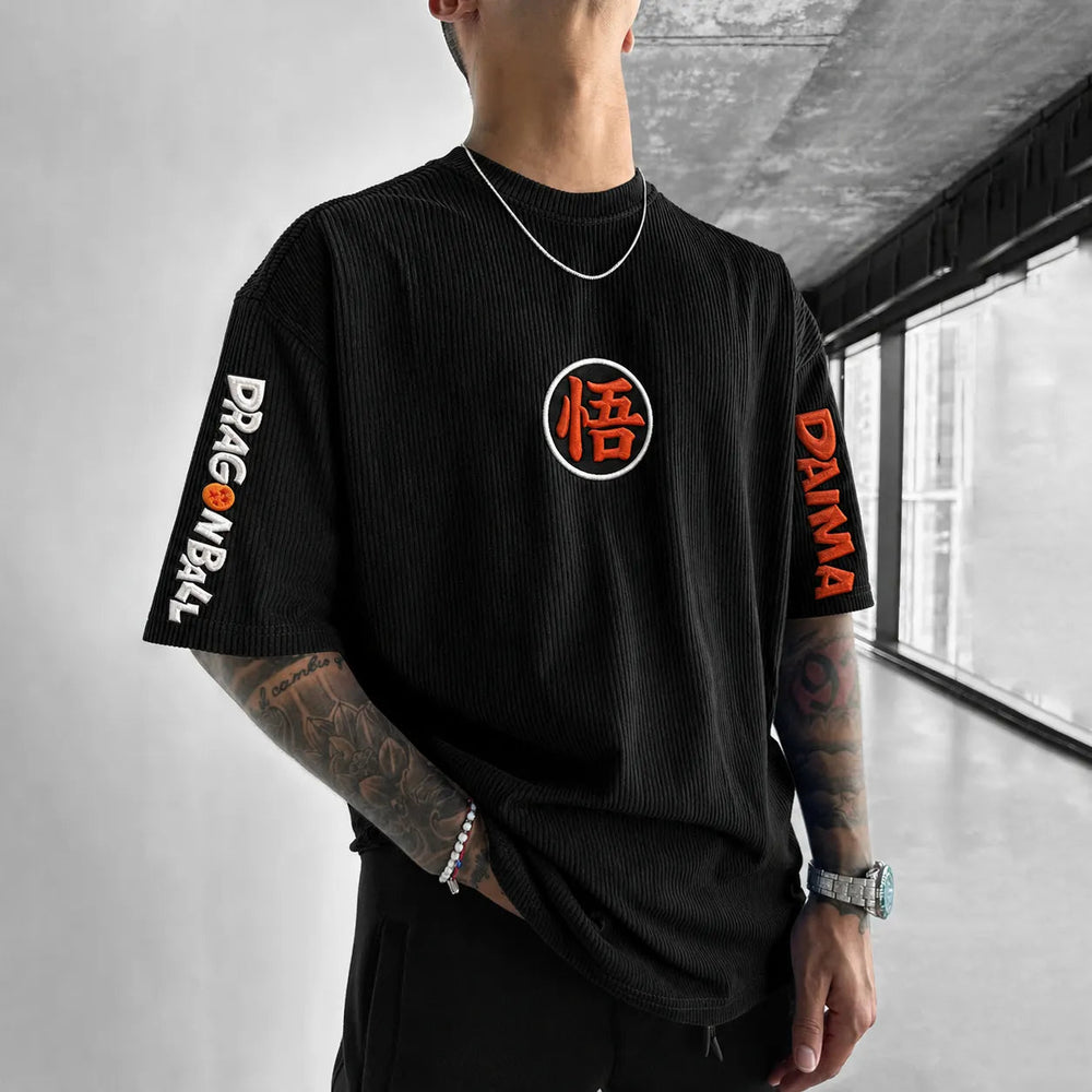 Unisex Anime-Style Retro Oversized T-Shirt
