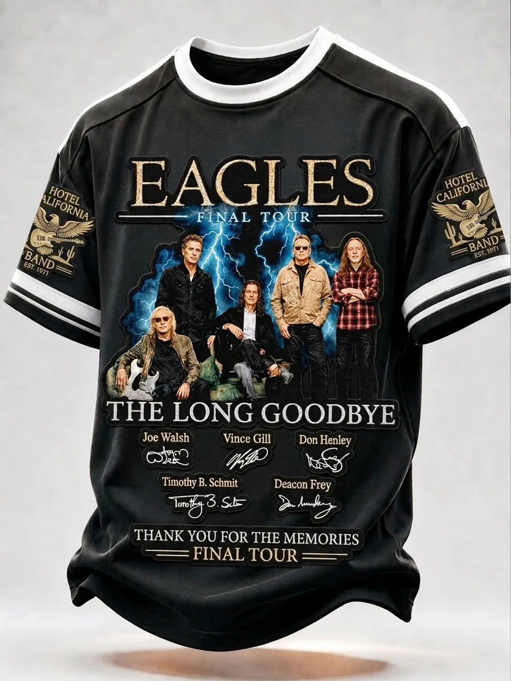 Men's Music Print T‐Shirt