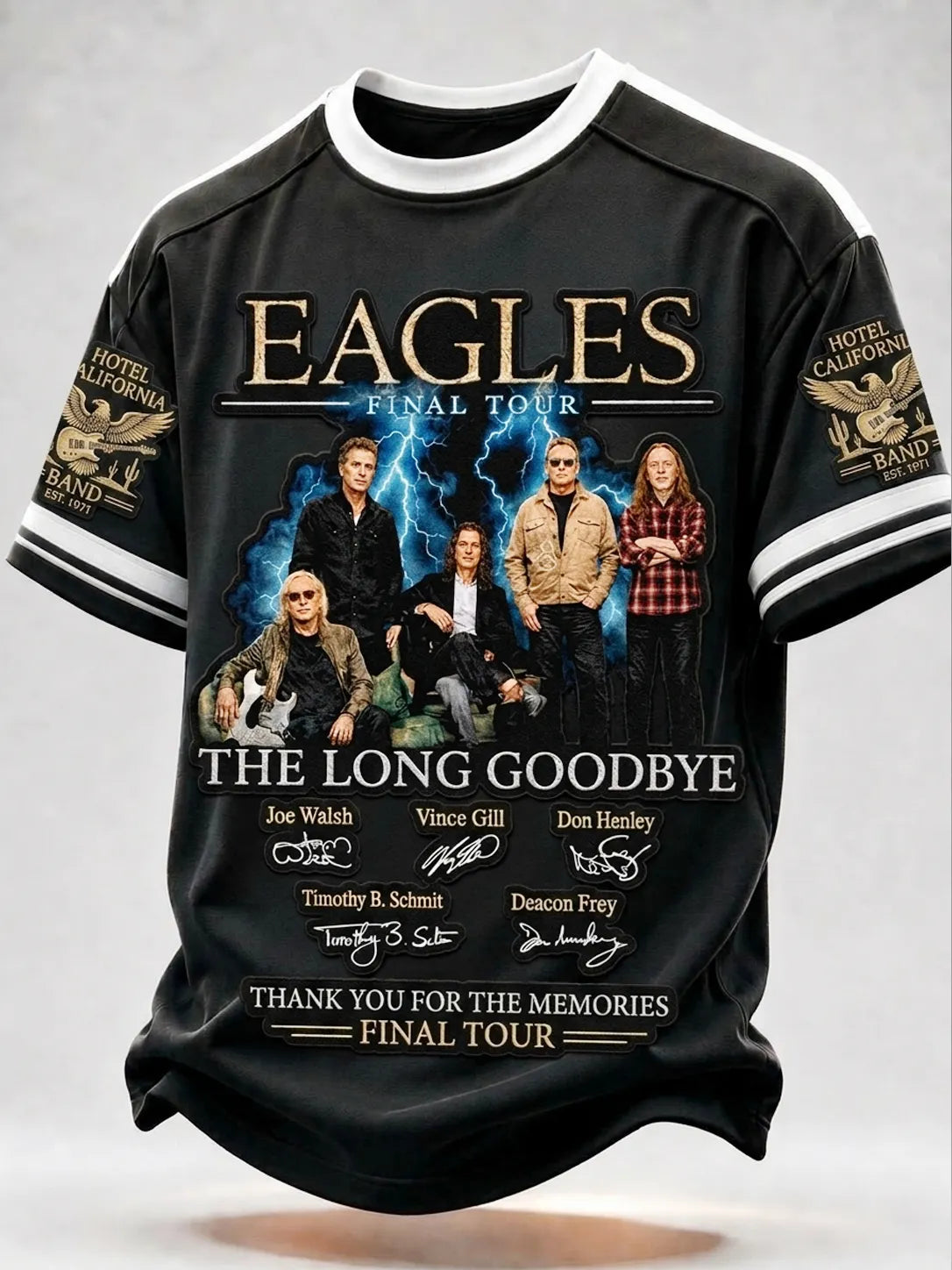 Men's Music Print T‐Shirt