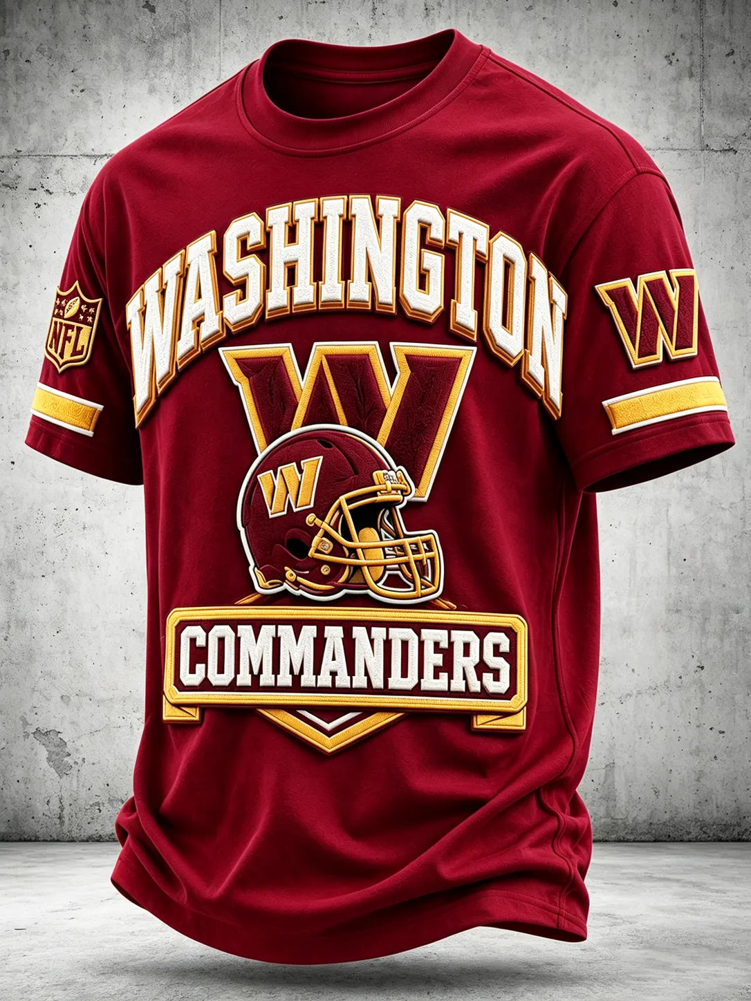 Men's Graphic Printed Football Top