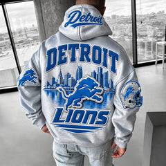 Rugby-print Hoodie