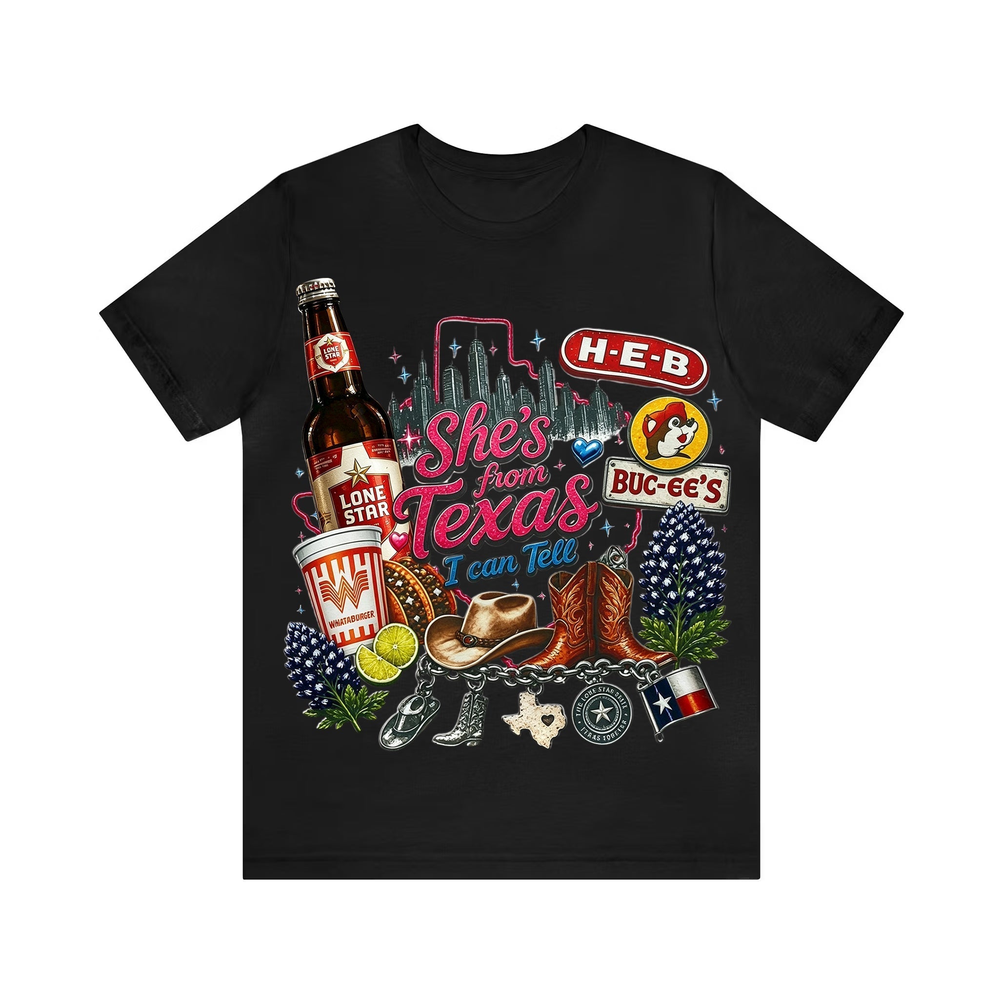 "She's From Texas I Can Tell" Unisex T-shirt