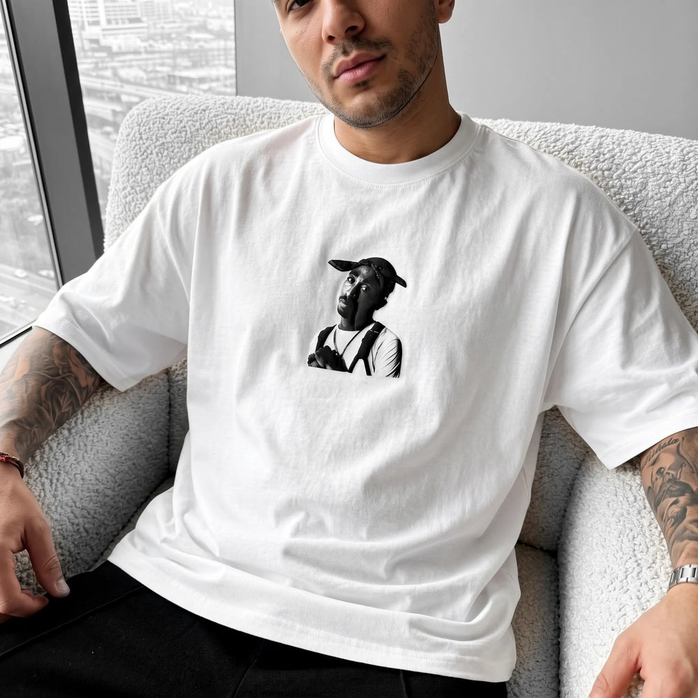 Unisex West Coast Legend Print Short-Sleeve T-Shirt