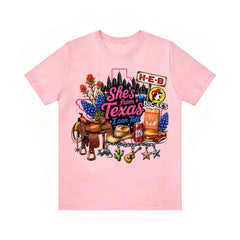 She's from Texas I Can Tell State Pride Girls  T-Shirt