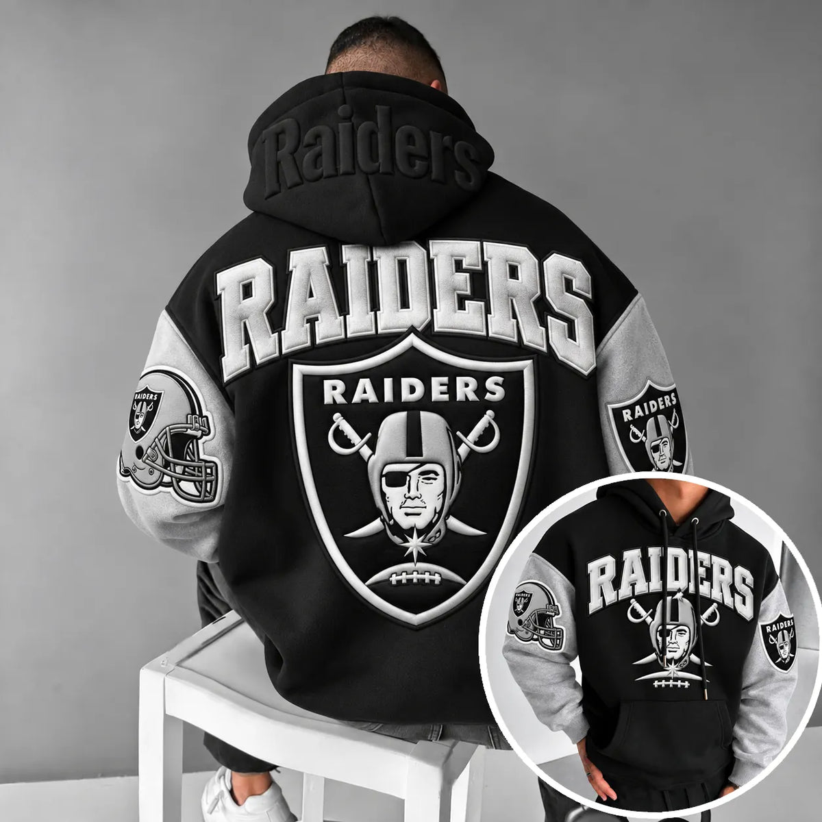 Rugby-print Hoodie