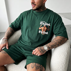 Unisex West Coast Legend Print Short-Sleeve T-Shirt