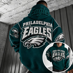 Rugby-print Hoodie