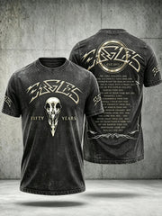 Men's Music Print T‐Shirt