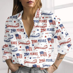 Ladies' 250Th Anniversary Celebration Collar Shirt