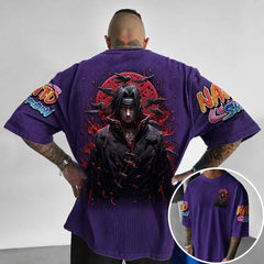 Unisex Anime-Style Retro Oversized T-Shirt