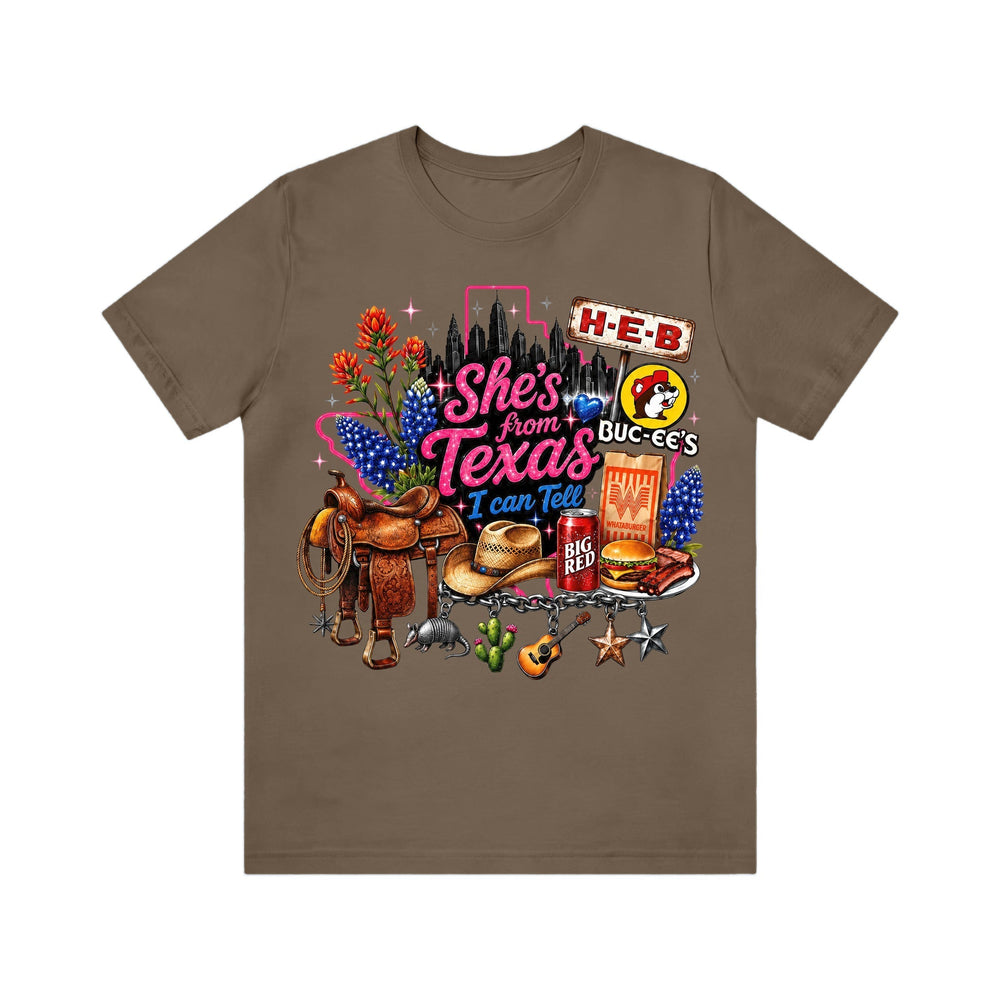 She's From Texas I Can Tell Shirt