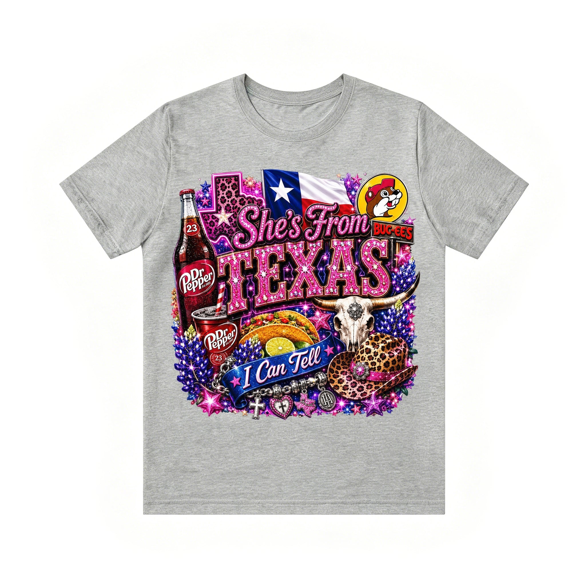 Shes from texas i can tell Unisex T-shirt