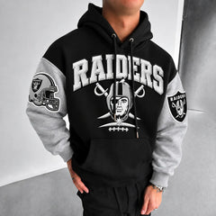 Rugby-print Hoodie