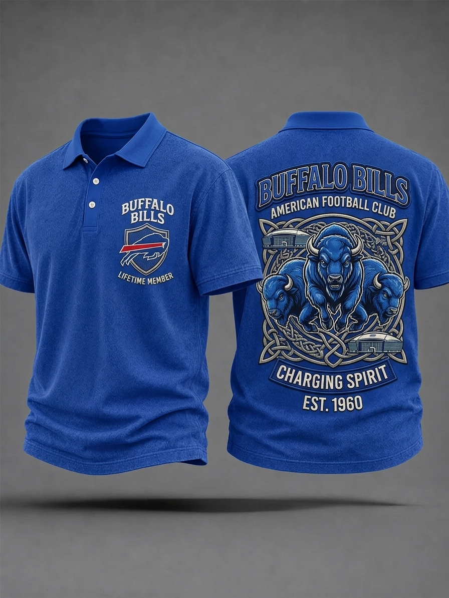 Men's Football Short-Sleeve Polo Shirt