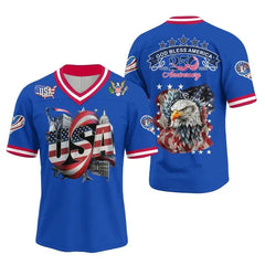 Premium AMC 250th Anniversary V-neck Baseball Jersey HY