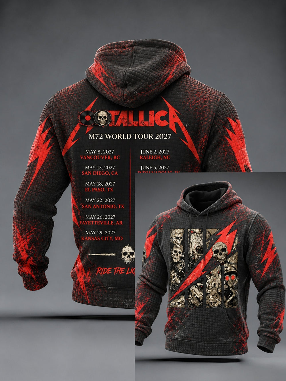 Men's Music Tour Graphic Hoodie