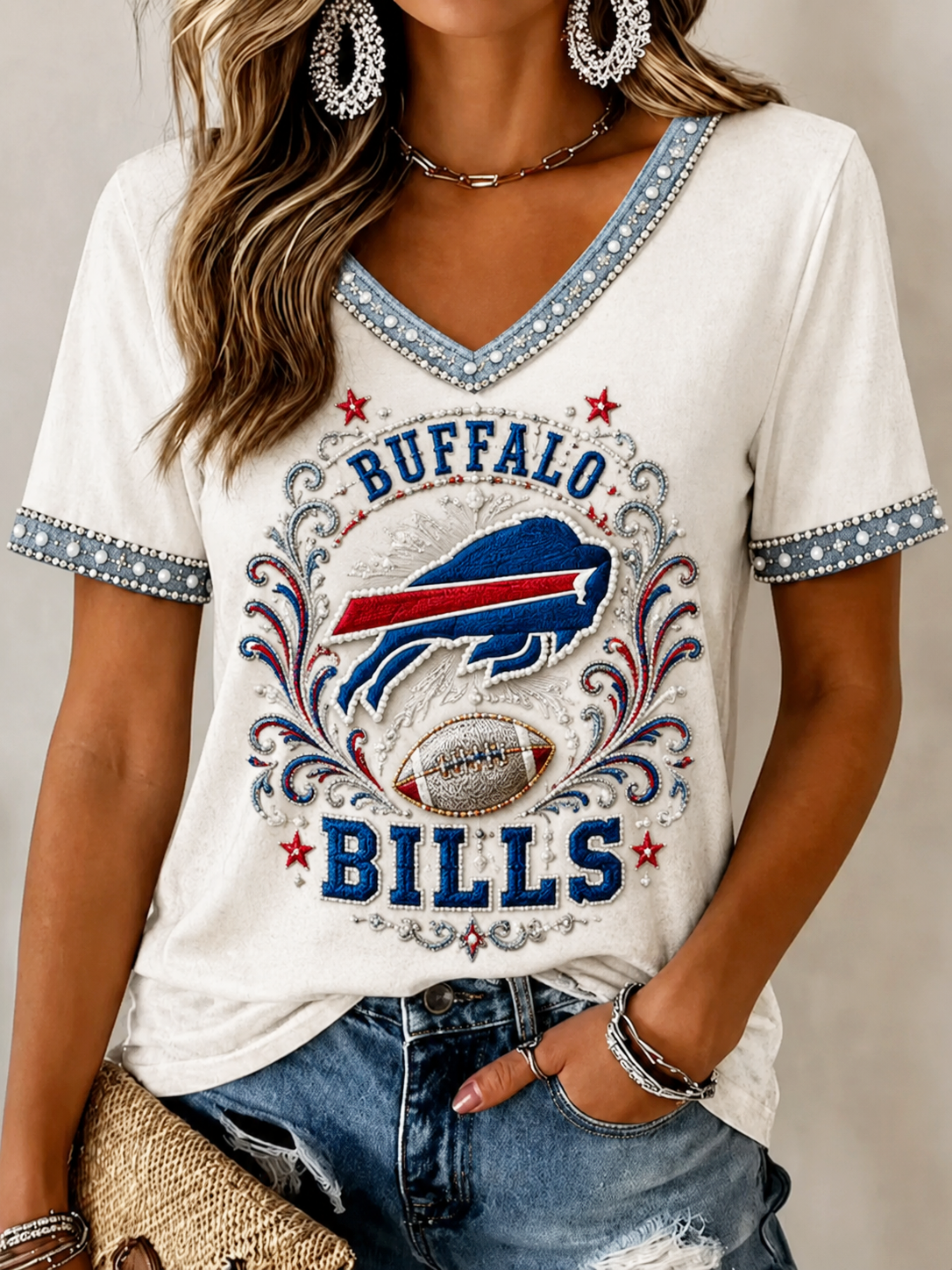 Women's Football Fan T-Shirt