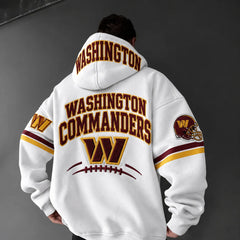 Rugby-print Hoodie