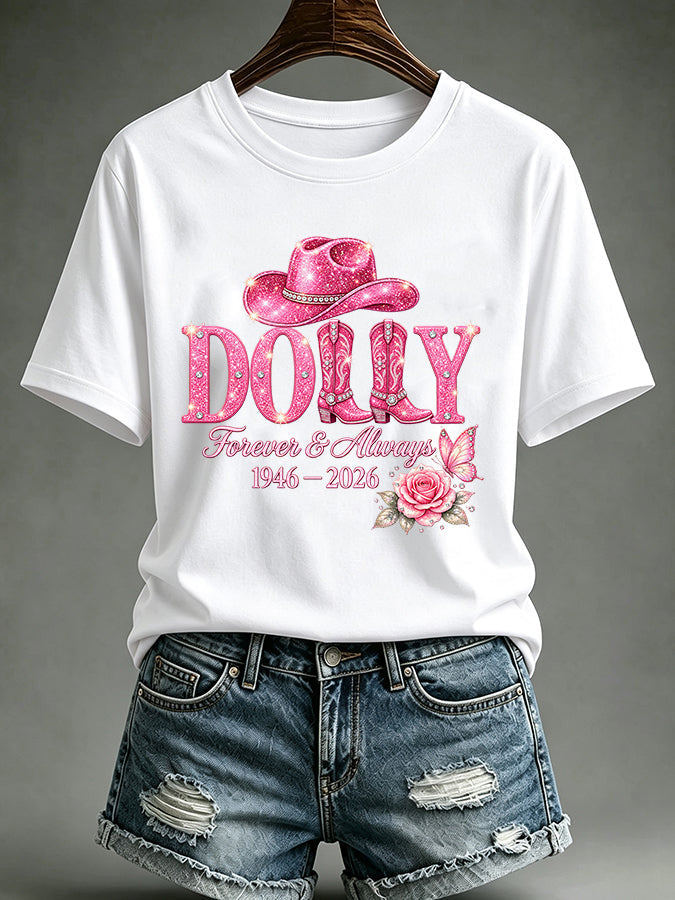 Women'S Country Music Printed Casual T-Shirt