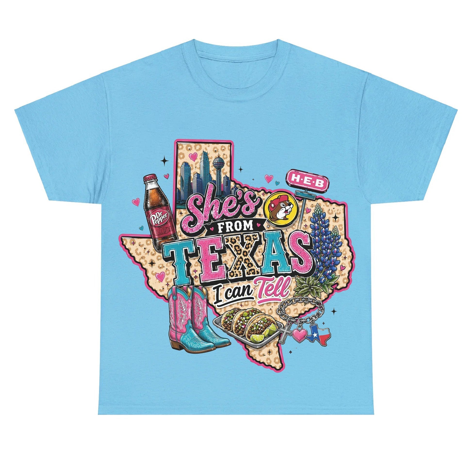 Shes From Texas I Can Tell - Western Southern Vibes T-shirt