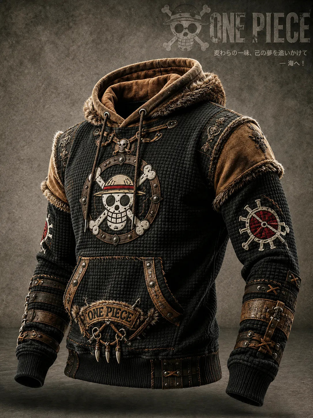 Men's Hoodie Designed Specifically For Anime Fans.