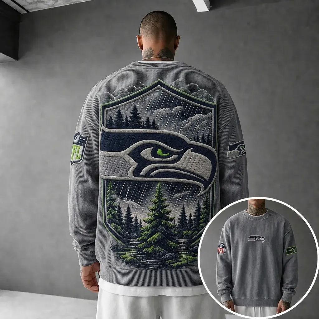 Unisex NFL print Crewneck Sweatshirt