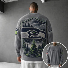 Unisex NFL print Crewneck Sweatshirt