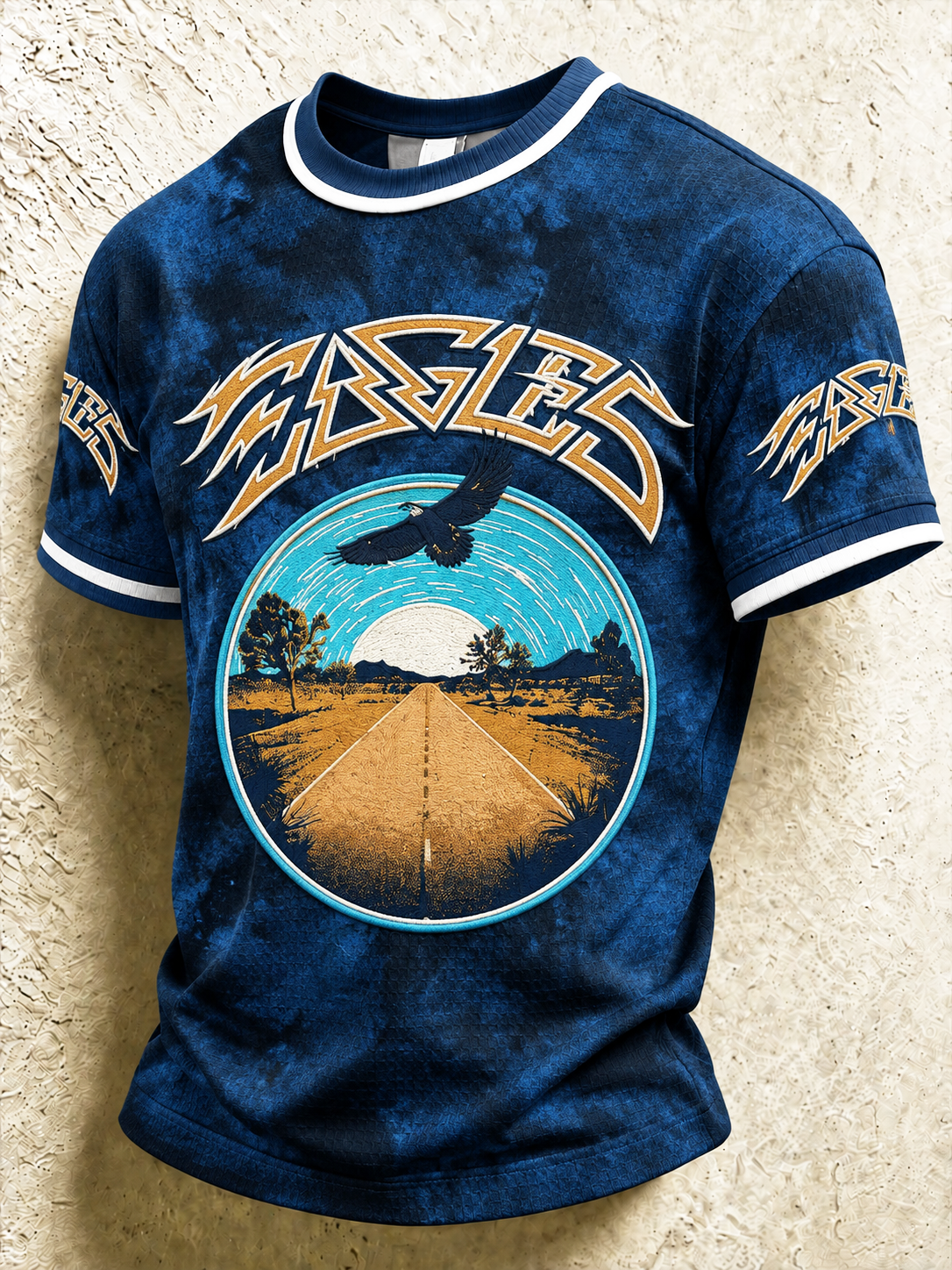 Men's Music Print T‐Shirt