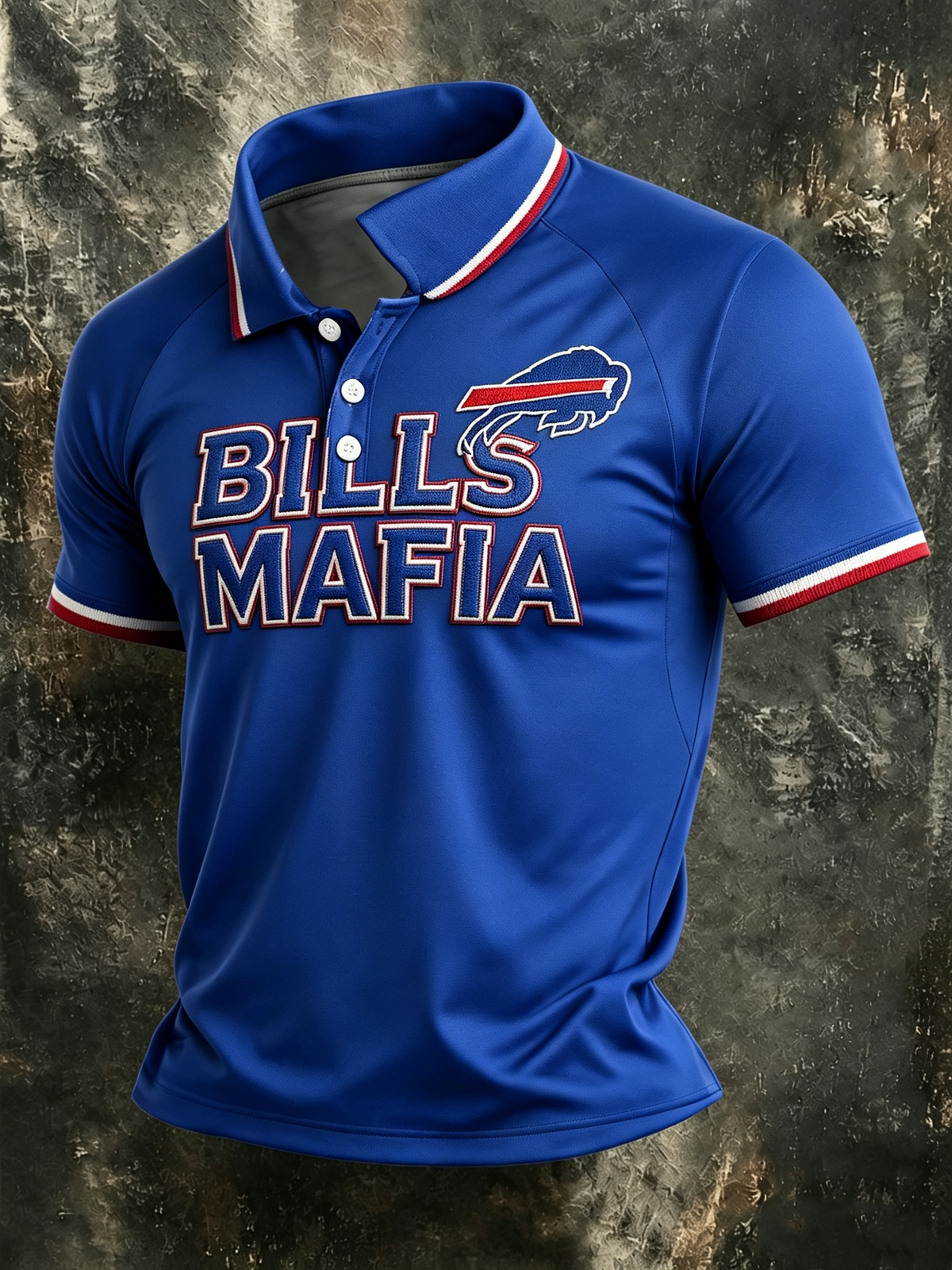 Men's Football Short-Sleeve Polo Shirt
