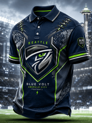 Men's Football Print Short-Sleeve T-Shirt