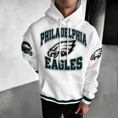 Rugby-print Hoodie