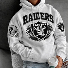 Rugby-print Hoodie
